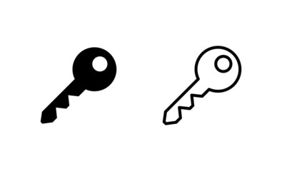 Key icon vector. Key sign and symbol.