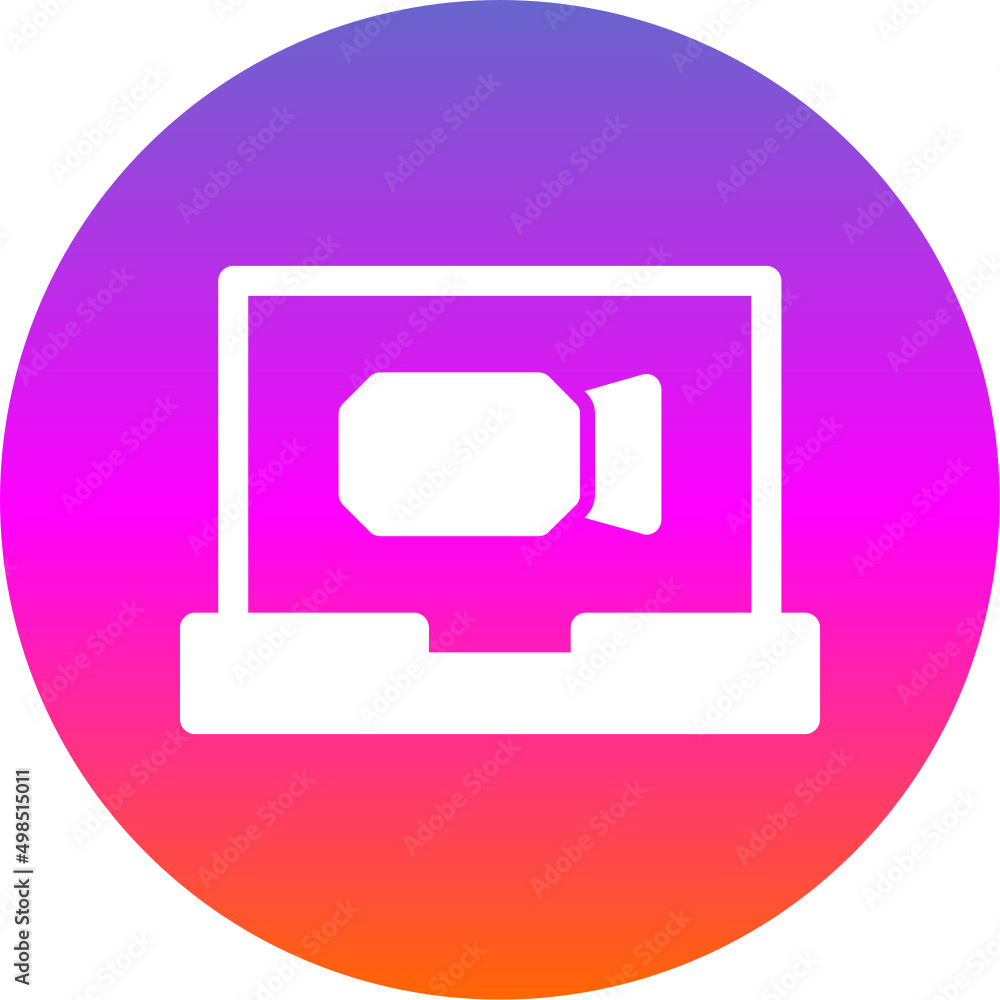 Sticker video call icon