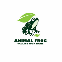 illustration of a frog. frog animal vector
