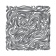 Square pasta textured shape. Asian Japanese ramen noodle, spaghetti abstract backgound.