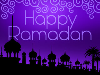 Happy Ramadan graphic design
