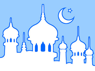 Fototapeta na wymiar Ramadan graphic design