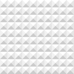 Fototapeta premium Gray seamless background with triangles and squares texture in tren design. Template for web intro, wallpaper or fabric with 3D pattern.