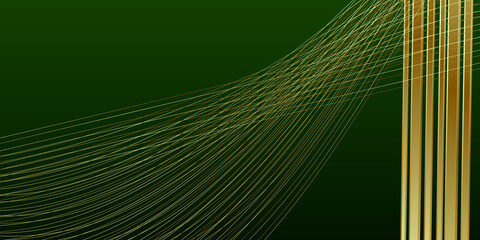Obraz premium Green gold background