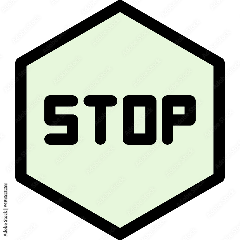 Poster stop icon