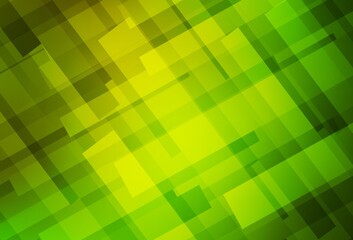 Fototapeta na wymiar Light Green, Yellow vector template with rhombus.