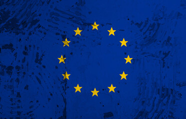 Full frame shot of european union flag
