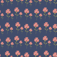 Flowers Vector ilustration seamless patern.Great for textile,fabric,wrapping paper,and any print.