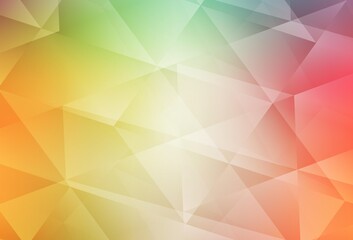 Light Green, Red vector low poly layout.