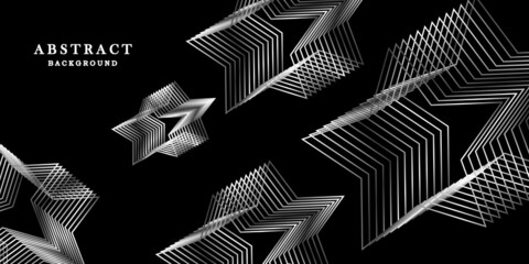 Abstract black white background