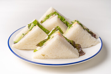 真正面のサンドイッチ