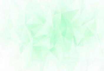 Light Green vector low poly texture.