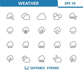 Weather Icons - Cloud, Cloudy, Forecast Icon