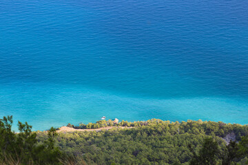 Fototapeta premium View of Mediterranean sea in Antalya, Turkey