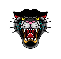 Panther head tattoo