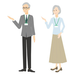 生活相談員に転職をしたシニアの男女