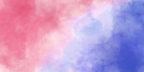 Fototapeta na wymiar light pink, lilac and blue watercolor background diagonal gradient background. Blurry abstract gradient backgrounds. Smooth Pastel Abstract Gradient Background with pink and blue colors.