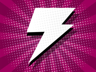 comic book pop art with blank speech bubble for background cover presentation vector illustration