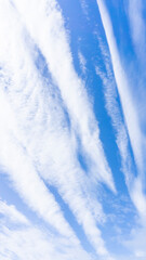 Obraz premium Landscape material of blue sky and clouds_wide_26