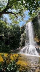 Naklejka premium Waterfalls and landscapes in Pirenópolis