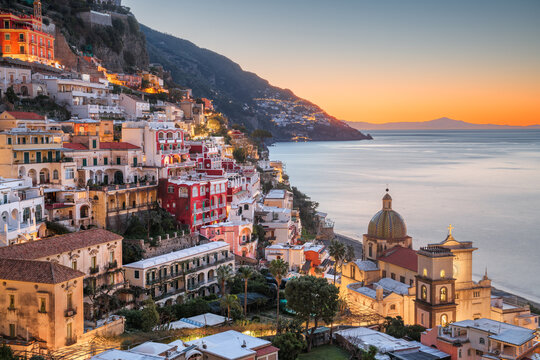  Positano, Italy along the Amalfi Coast