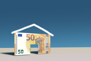 Concept on the market value of the houses, on Euro currency market, on the interest rates of the...