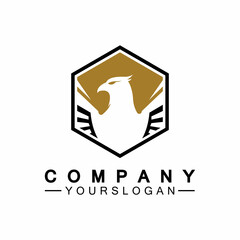 Eagle icon logo design vector template