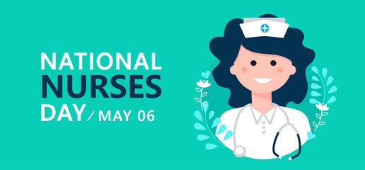 National nurses day, vector illustration