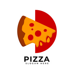 Pizza Icon Logo Design Element