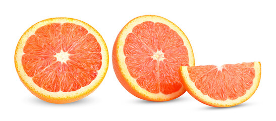 Naklejka na ściany i meble Caracara Orange isolated on white background