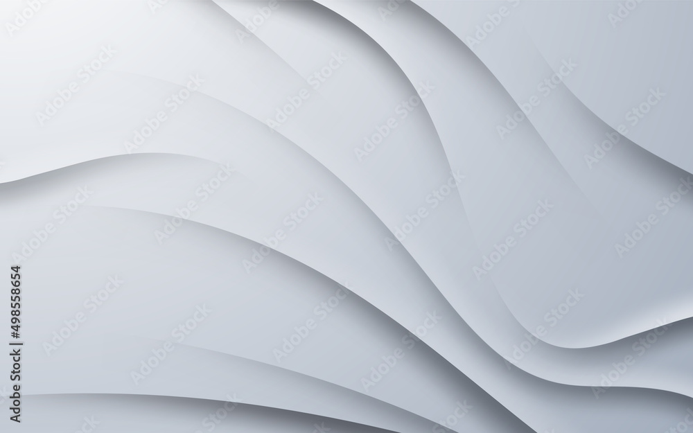Poster dynamic wavy light and shadow gray background