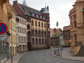 Fototapeta na wymiar Altenburg, Germany, house, old building, streets