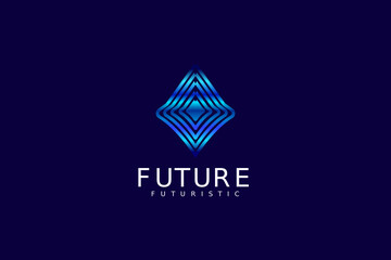 abstract modern logo design