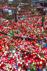 Remembering after the death of the former president Vaclav Havel in December 2011, Prague, Czech Republic