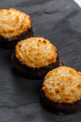 still life of coconut cookies