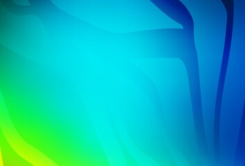Light Blue, Green vector abstract blurred background.