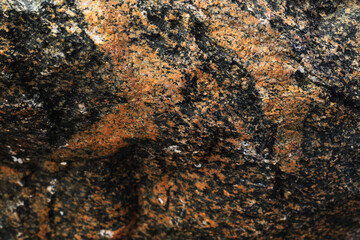 dark black and brown natural granite stone background