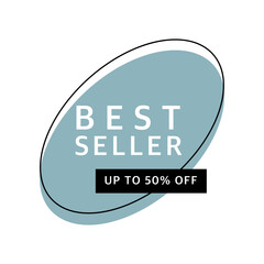 special discount sales label, label design, simple design