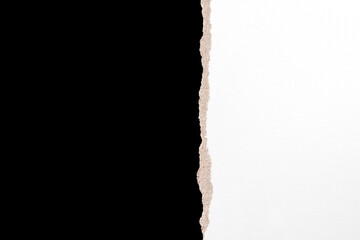 Half- ripped paper background template