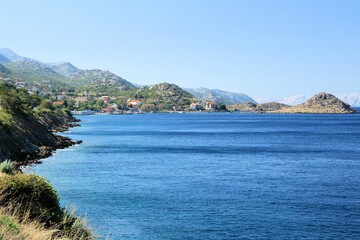 Fototapeta na wymiar coastline in Dalmatie, Croatia