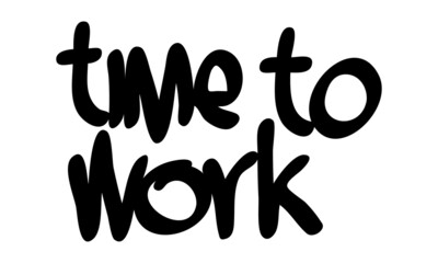 motivational words written by hand with basic colors black and white