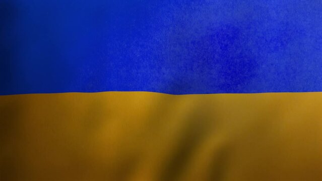 ukraine flag on the wall