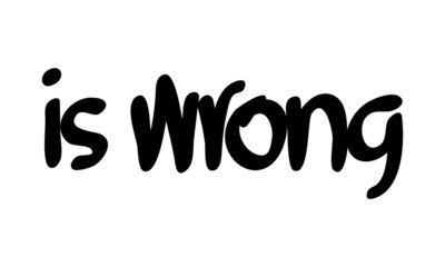 motivational words written by hand with basic colors black and white