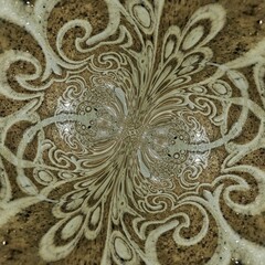 Mystical pattern design for the background. Fantasy flower texture for paper, wrapper, fabric, business card, carpet, tile, flyer printing. Swirl of luxury marble for any type of elegant home decor