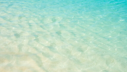 Fototapeta na wymiar ocean tropical sea beach sand water blue tan