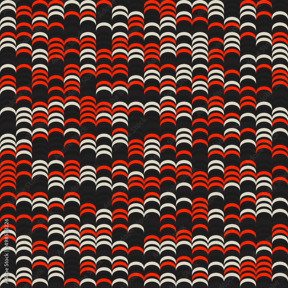 Aufkleber seamless pattern vector graphics design made with abstract geometric shapes and forms