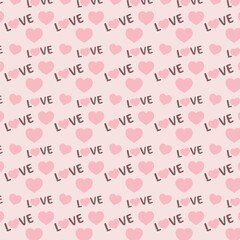 Heart Seamless Pattern background