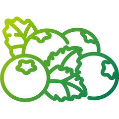 blueberry gradient icon