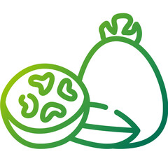 feijoas gradient icon