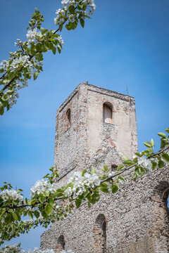 Vertical shot of a Katarinka monastery in Slovakia